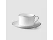 Чашка чайная с блюдцем 270мл Narumi Белый жемчуг