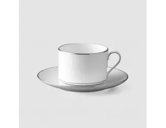 Чашка чайная с блюдцем 270мл Narumi Белый жемчуг