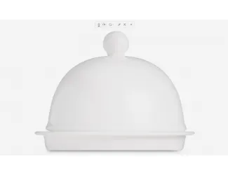 Маслёнка с крышкой 9,5см Narumi Белый декор