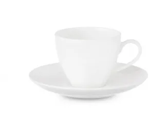 Чашка для эспрессо с блюдцем 120мл Narumi Белый декор