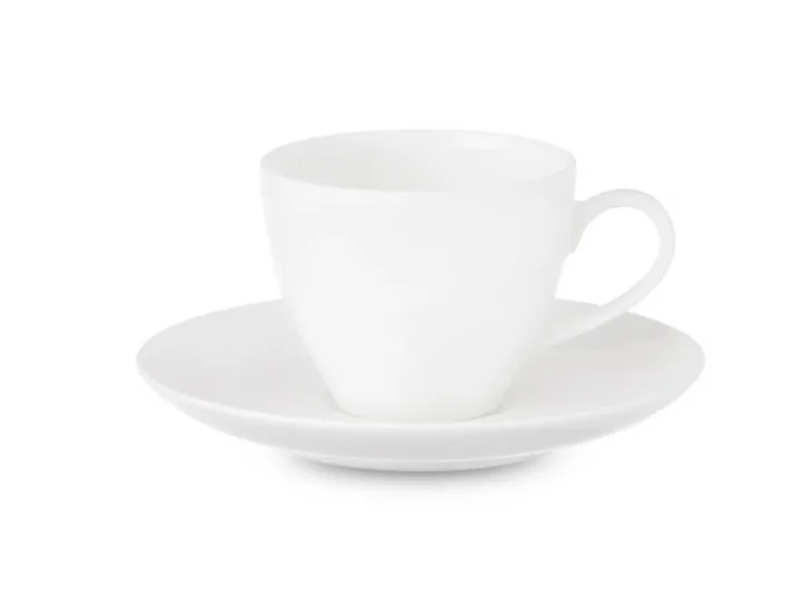 Чашка для эспрессо с блюдцем 120мл Narumi Белый декор