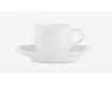 Чашка для эспрессо с блюдцем 110мл Narumi Белый декор