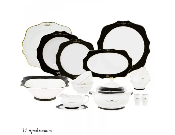 Столовый сервиз на 6 персон 31 предмет Lenardi Rich 109-038