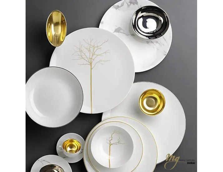 Тарелка десертная Dibbern "Золотой лес" 16см DBN0301607200