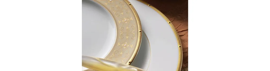 Рочель золотой кант Noritake Япония