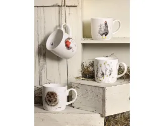 Набор кружек 4шт Royal Worcester "Забавная фауна", "Хороший день для Зайчика" 310мл