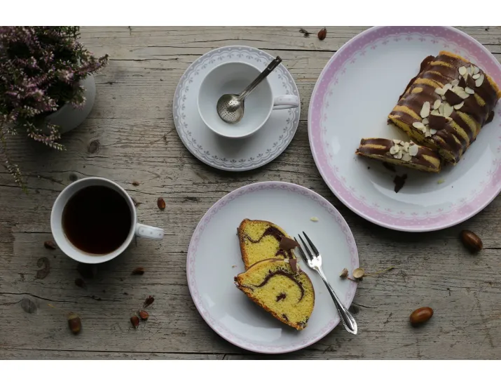 Набор тарелок 12 предметов Leander Hyggeline розовый 71160120-327A