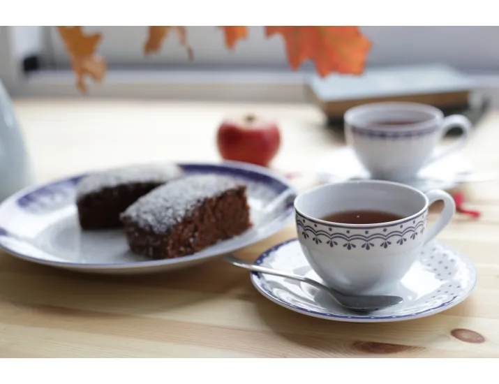 Поднос прямоугольный 36см Leander Hyggeline синий 02111643-327E