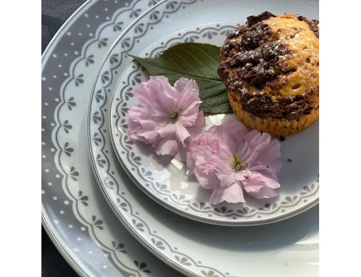 Набор тарелок 12 предметов  Leander Hyggeline серый 71160120-327C