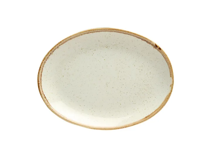 Блюдо овальное 31*24см Porland Seasons Beige бежевый