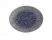 Блюдо овальное 21*16см Porland Iris blue синий