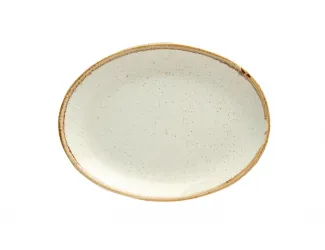 Блюдо овальное 24х19 см Porland Seasons Beige бежевый