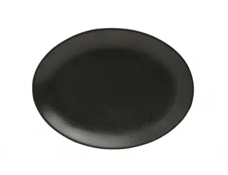 Блюдо овальное 24х19 см Porland Seasons Black чёрный