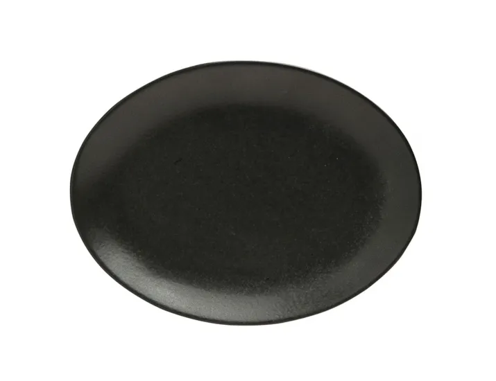 Блюдо овальное 24х19 см Porland Seasons Black чёрный