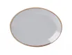 Блюдо овальное 24х19 см Porland Seasons Grey серый