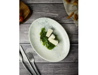 Тарелка овальная 31см Porland Smoky