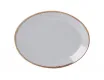Блюдо овальное 31х24 см Porland Seasons Grey серый