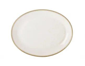 Блюдо овальное 36х27 см Porland Seasons Beige бежевый