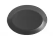 Блюдо овальное 36*27cм Porland Seasons Black чёрный