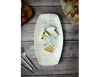 Тарелка прямоугольная 19см Porland Smoky