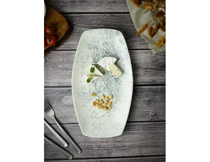 Тарелка прямоугольная 19см Porland Smoky