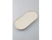 Блюдо овальное 30*15см Porland Seasons Beige бежевый