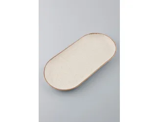 Блюдо овальное 30*15см Porland Seasons Beige бежевый