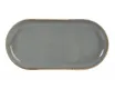 Блюдо овальное 30*15см Porland Seasons Dark Grey тёмно-серый