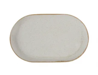 Блюдо овальное 32*20см Porland Seasons Beige бежевый