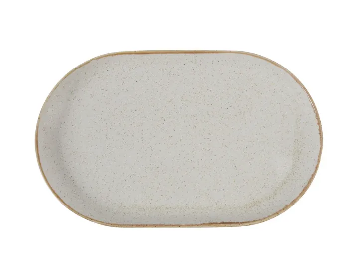 Блюдо овальное 32*20см Porland Seasons Beige бежевый