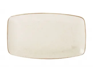 Тарелка прямоугольная 31*18см Porland Seasons Beige бежевый