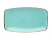 Блюдо прямоугольное 31*18см Porland Seasons Turquoise бирюзовый