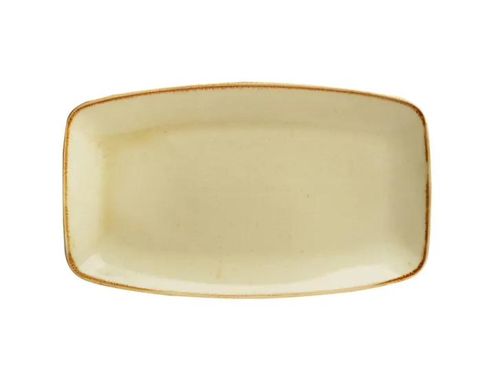 Тарелка прямоугольная 31*18 см Porland Seasons Yellow жёлтый