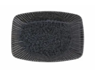 Блюдо прямоугольное 27*19см Porland Iris grey серый