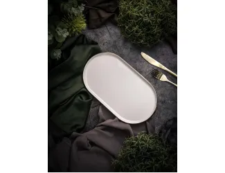 Блюдо овальное 28см Porland Chopin Gold