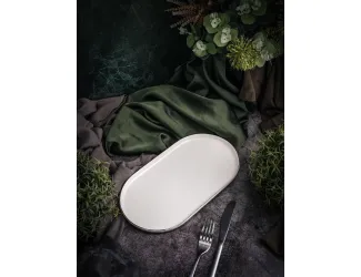 Блюдо овальное 28см Porland Chopin Platinum