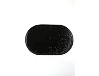 Тарелка овальная 32см Porland Black Moss