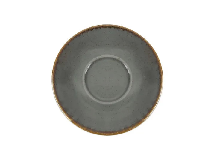 Блюдце 16см Porland Seasons Dark Grey тёмно-серый