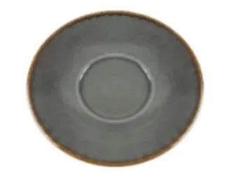 Блюдце для чайной чашки стопируемой 15 см Porland Seasons Dark Grey тёмно-серый