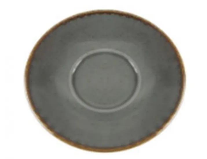 Блюдце для чайной чашки стопируемой 15 см Porland Seasons Dark Grey тёмно-серый