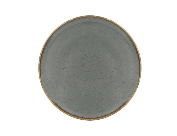 Тарелка для пиццы 28 см Porland Seasons Dark Grey тёмно-серый