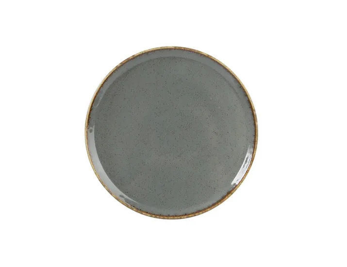 Тарелка для пиццы 32 см Porland Seasons Dark Grey тёмно-серый
