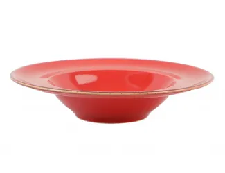 Тарелка глубокая 26см Porland Seasons Red красный