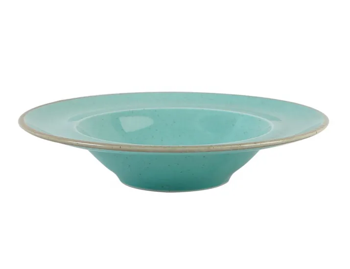 Тарелка глубокая 26см Porland Seasons Turquoise бирюзовый