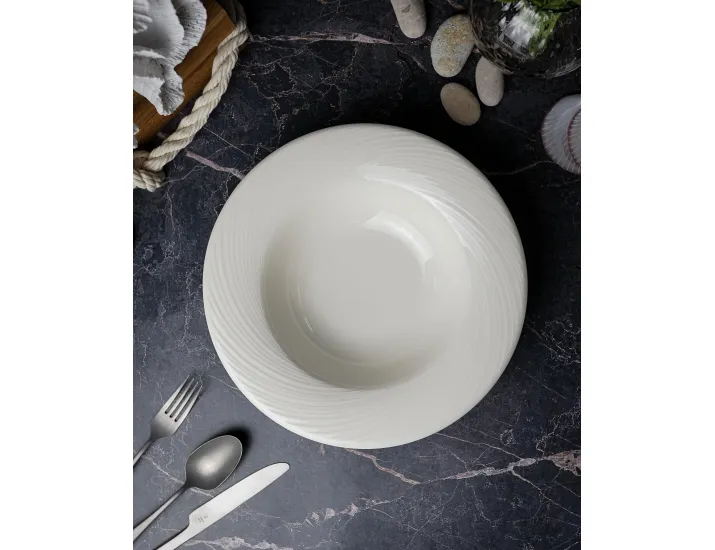 Тарелка глубокая для пасты 25см h 5,3см Porland Storm