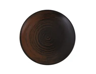 Тарелка 17см Porland LYKKE BROWN коричневый