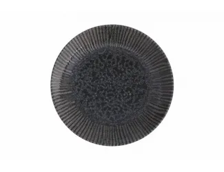 Тарелка мелкая 21 см без борта Porland Iris grey серый