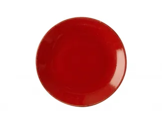 Тарелка 28см Porland Seasons Red красный