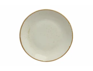 Тарелка 30 см безбортовая Porland Seasons Beige бежевый