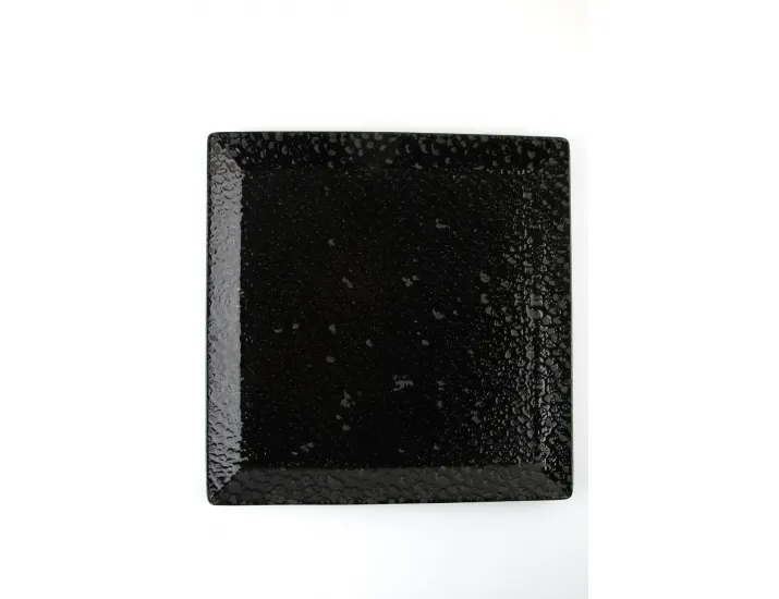 Тарелка квадратная 27см Porland Black Moss
